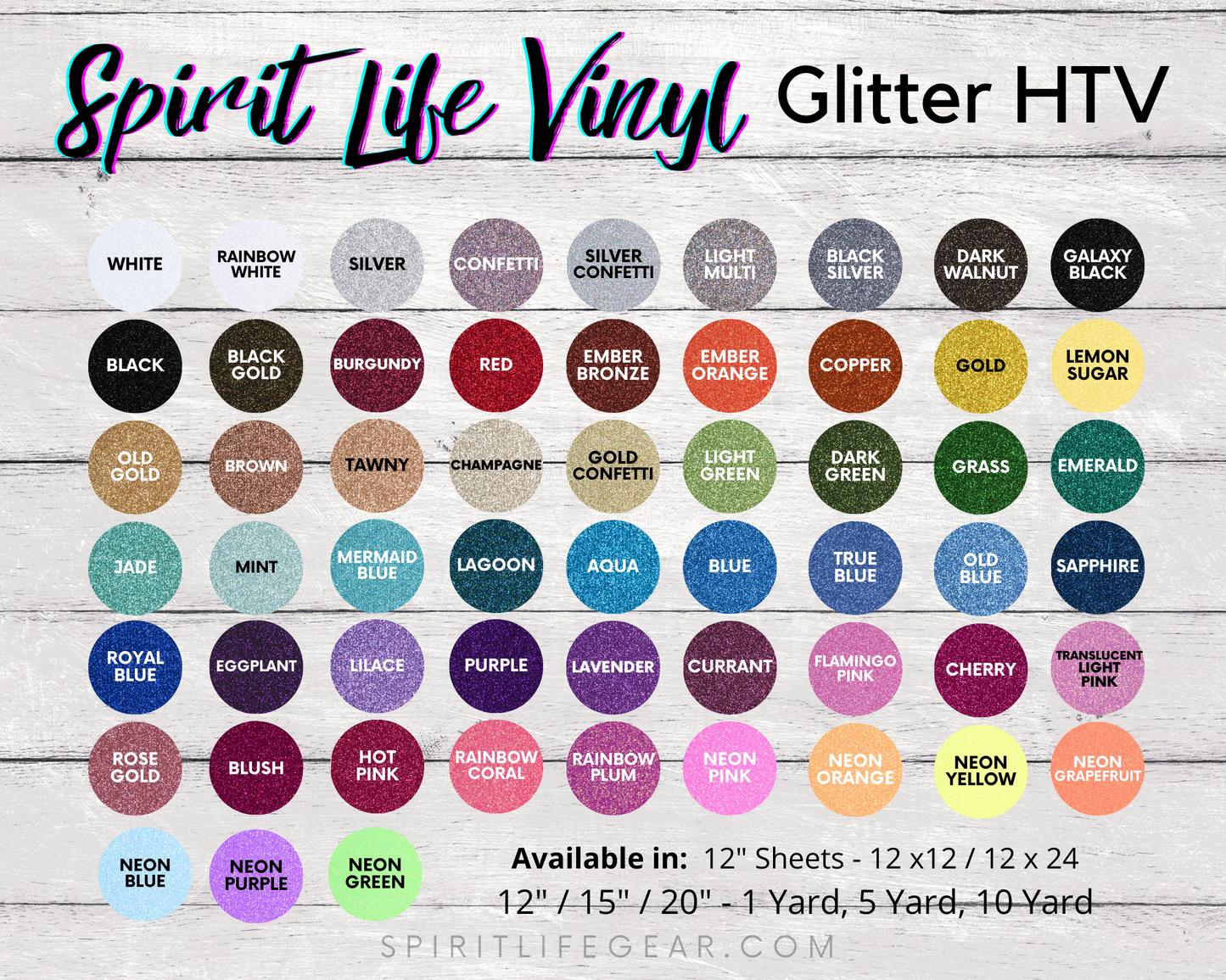 Siser Glitter HTV